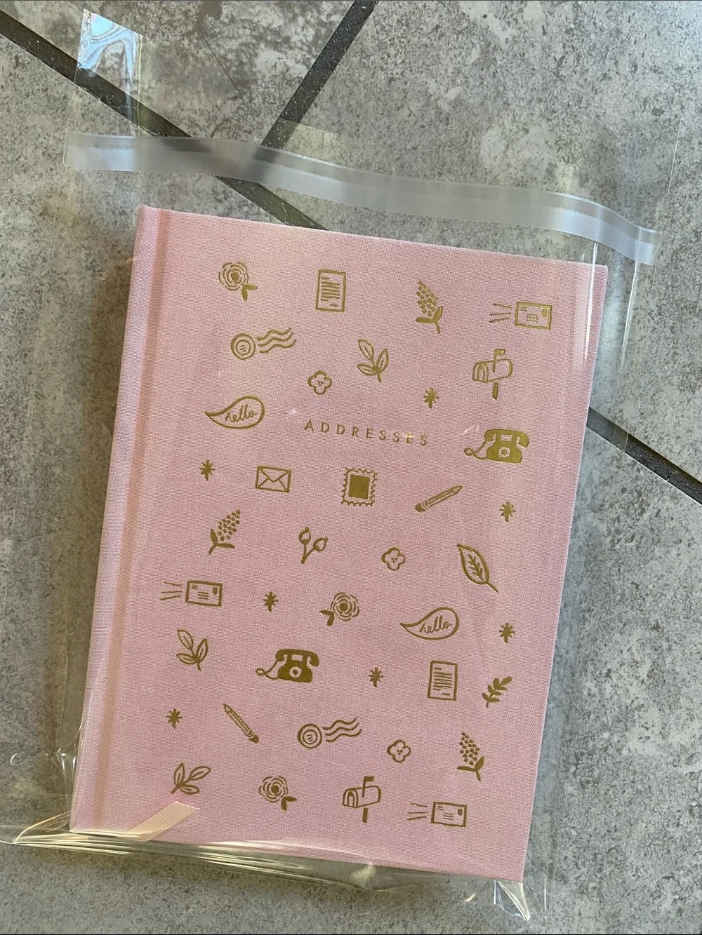 Rifle Paper Co. Blush Hardcover Keepsake Address Book